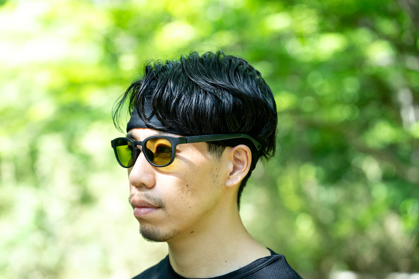 LYELL MAT BLACK / Lt.GR